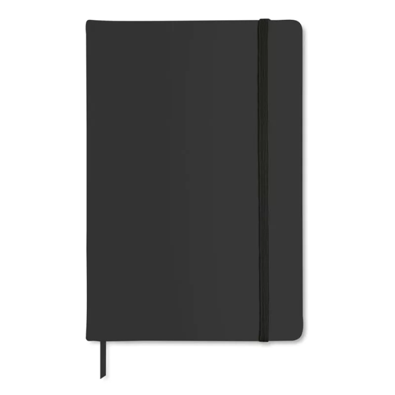 Carnet A6 96 pages lignées, Noir
