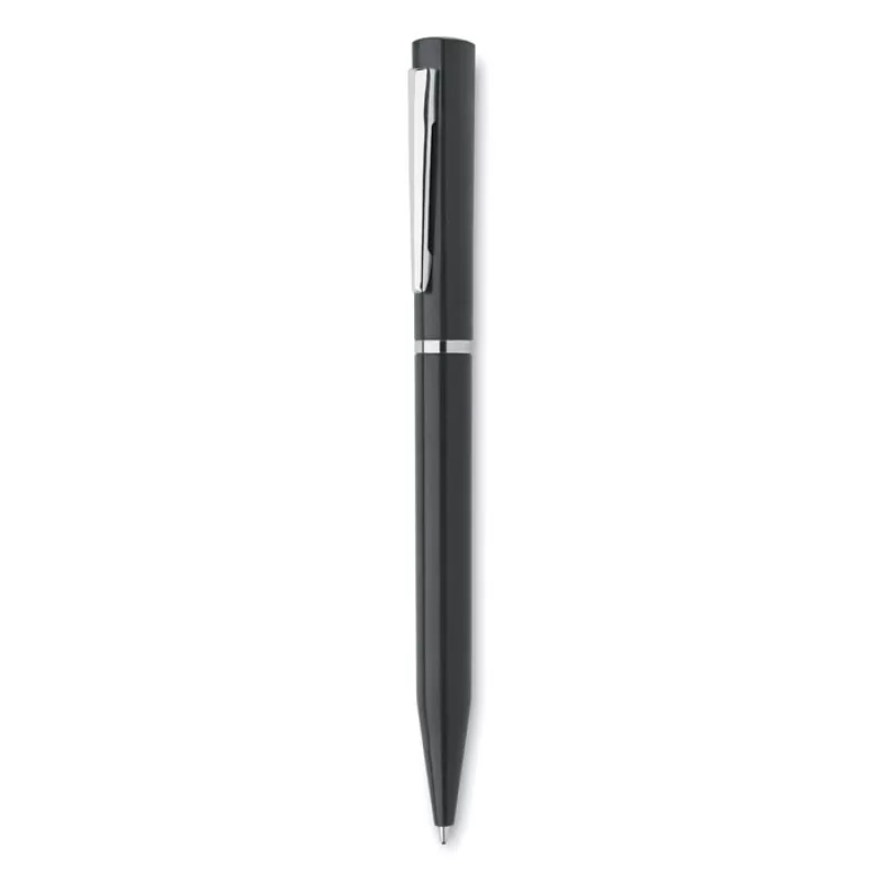 Drehkugelschreiber Stroh/ABS, Schwarz