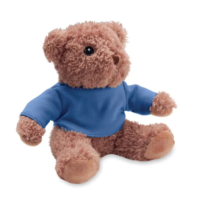 Peluche ourson avec t-shirt, Bleu