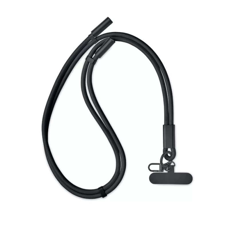 60W Lanyard-Ladekabel, Schwarz