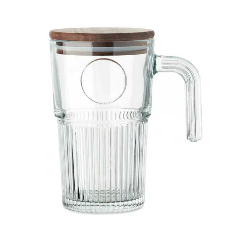 Mug en verre 450ml, Transparent