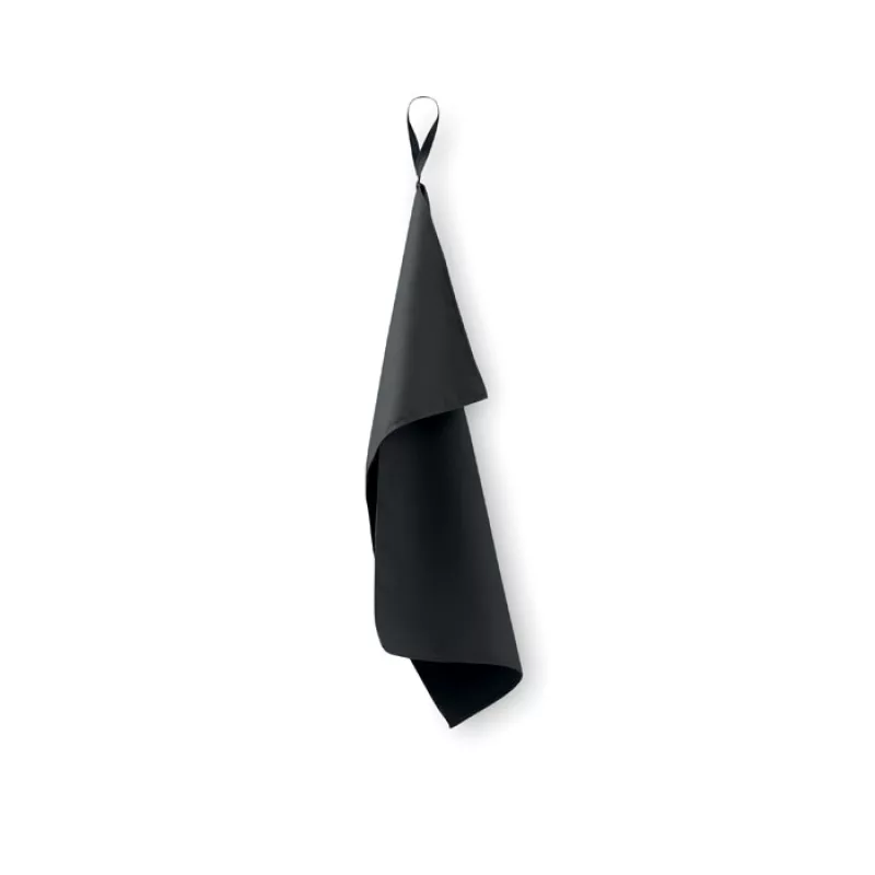 Mikrofaser-Handtuch 30X50cm, Schwarz
