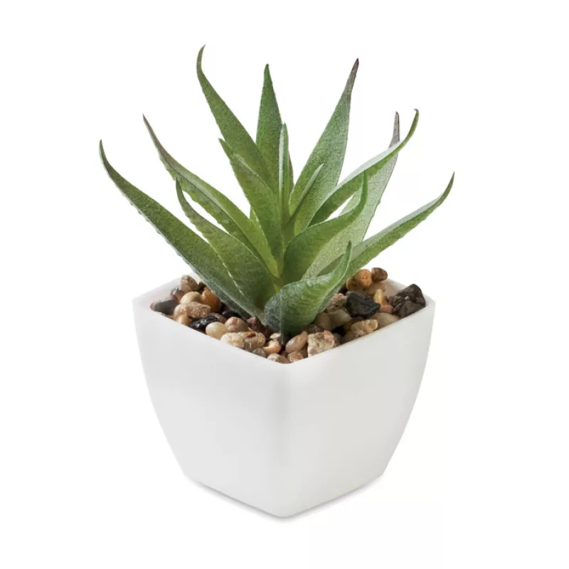 Mini plante artificielle, Blanc