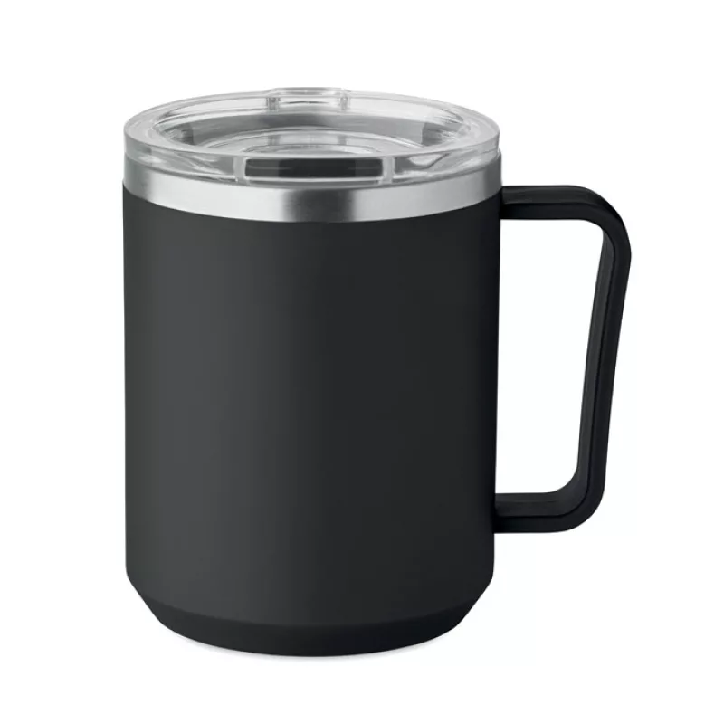 Double wall mug 400ml, Black