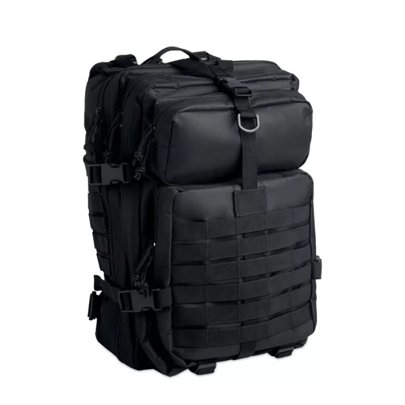 Outdoor backpack 600D RPET, Black