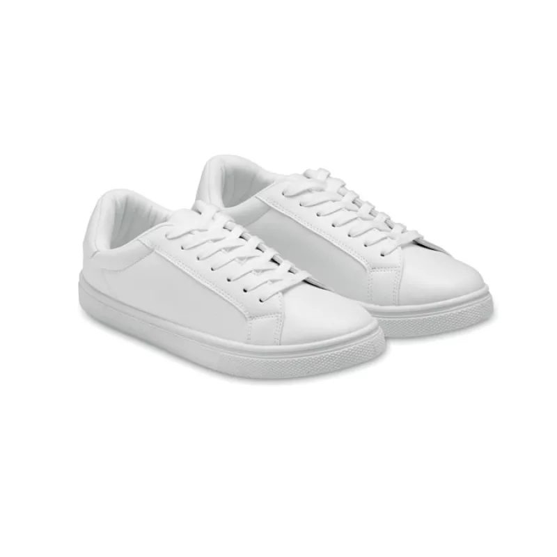 Baskets en PU Taille 40, Blanc