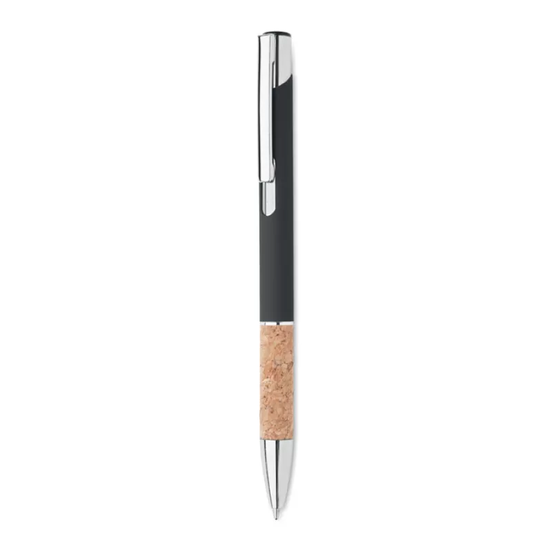 Push button aluminium pen, Black