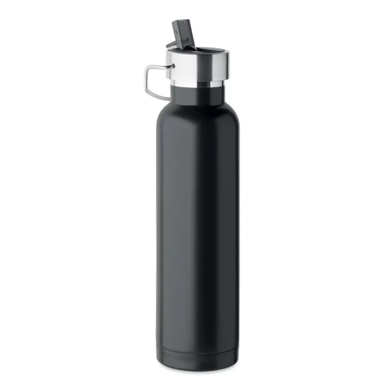 Doppelwandige Flasche 660 ml, Schwarz