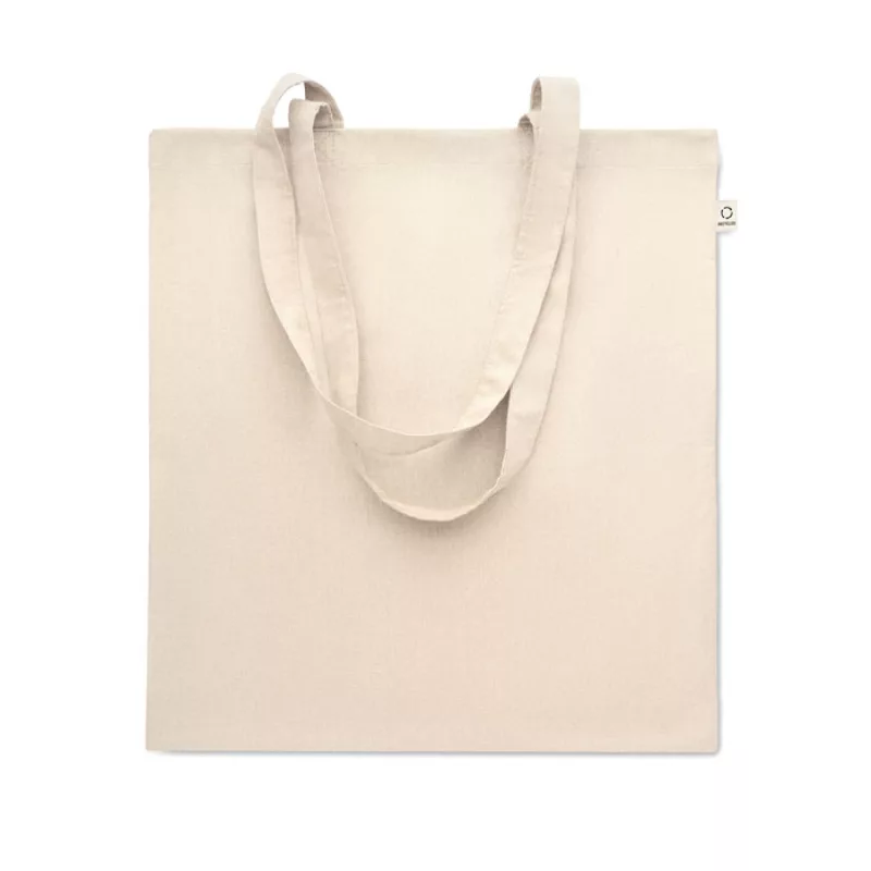 Recycled cotton shopping bag, Beige