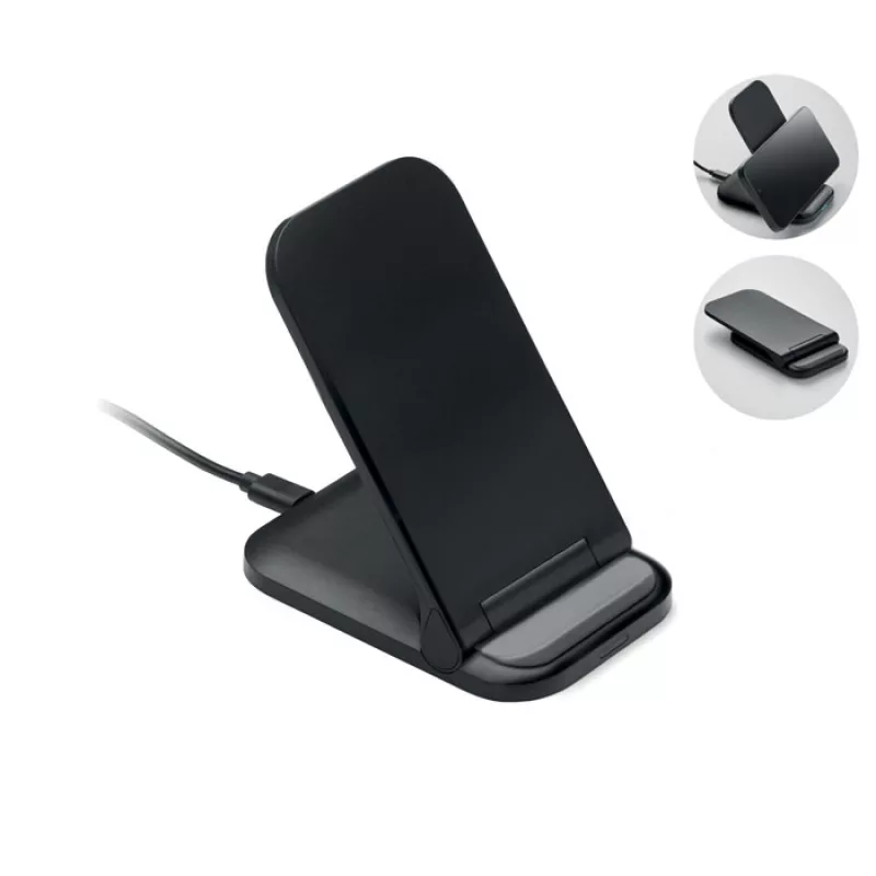 Faltbare Ladestation 15W, Schwarz