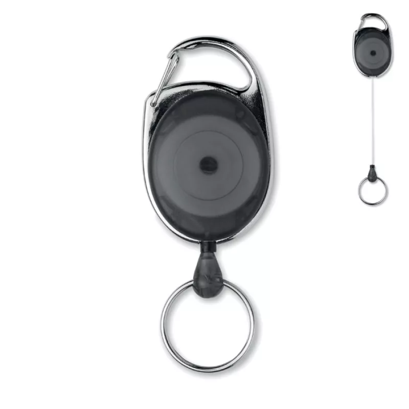 Porte-badge rétractable, Noir
