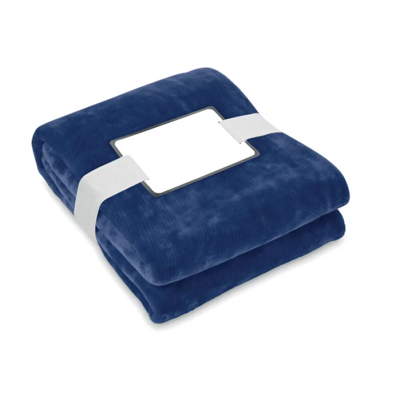 Couverture polaire RPET 280gr, Bleu