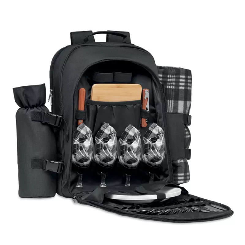 Picknick Rucksack, Schwarz
