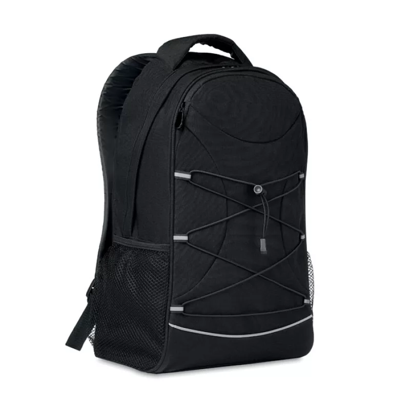 600D RPET backpack, Black