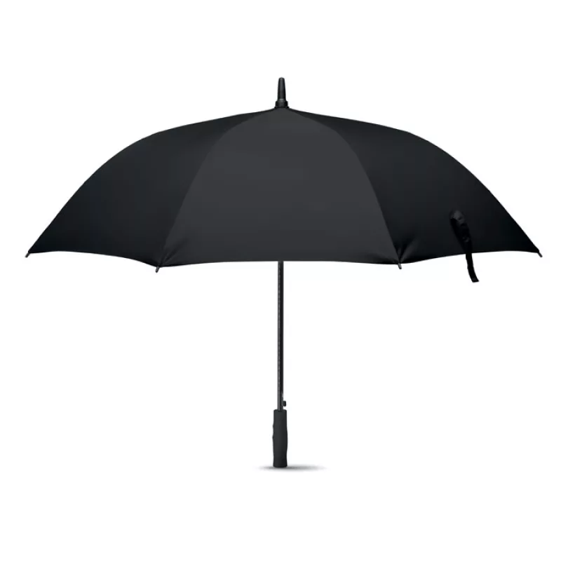 Parapluie 27'' en pongée, Noir