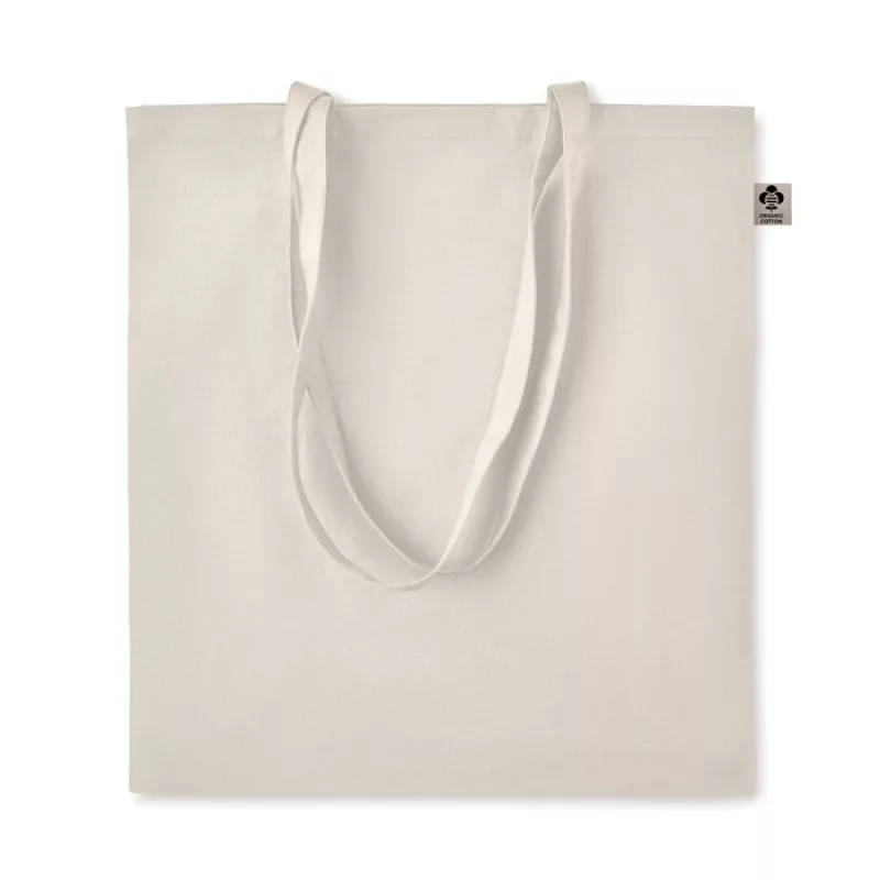 Organic cotton shopping bag, Beige