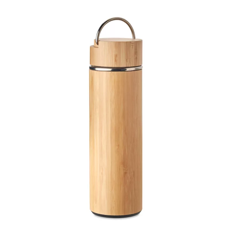 Isolierflasche 400ml, Holz