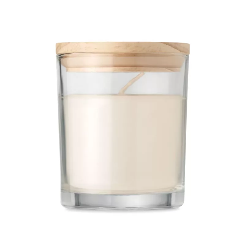 Kerze Vanille Duft, Transparent