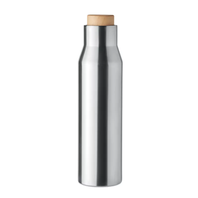 Isolierflasche 500ml, Mattsilber