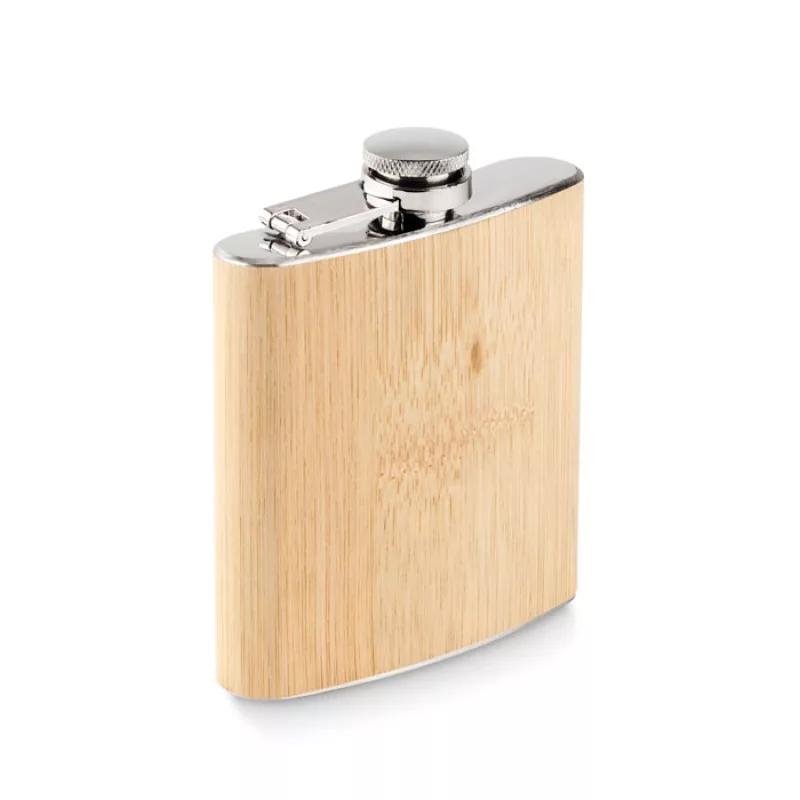 Flasque en bambou 170ml, Beige