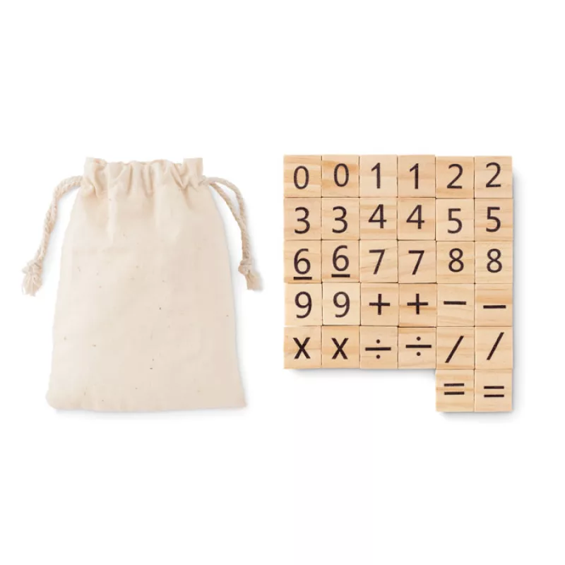 Zahlen-Lernspiel, Beige