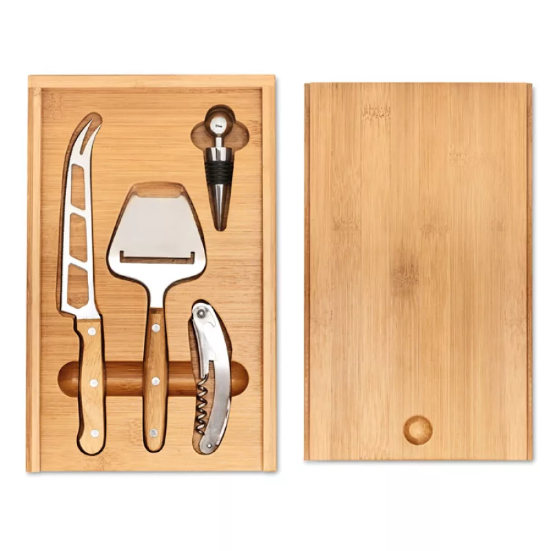 Set à fromage et vin, Bois