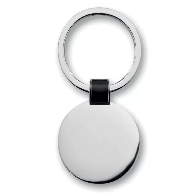 Porte-clés rond, Noir