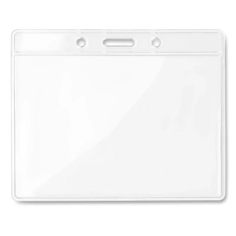 Badge 10x8 cm, Transparent