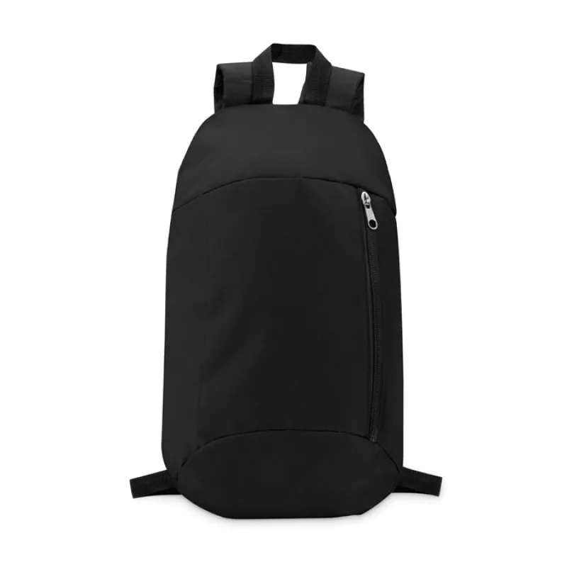 Backpack with front pocket, Black