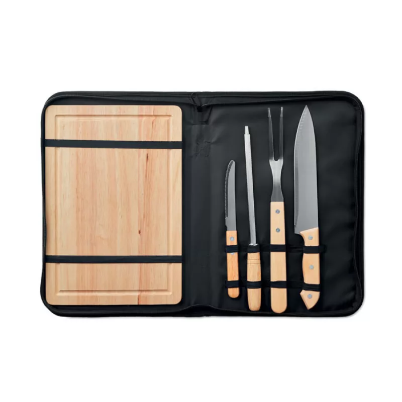 4 accessoires de barbecue, Noir