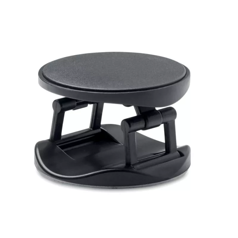 Support rond téléphone, Noir