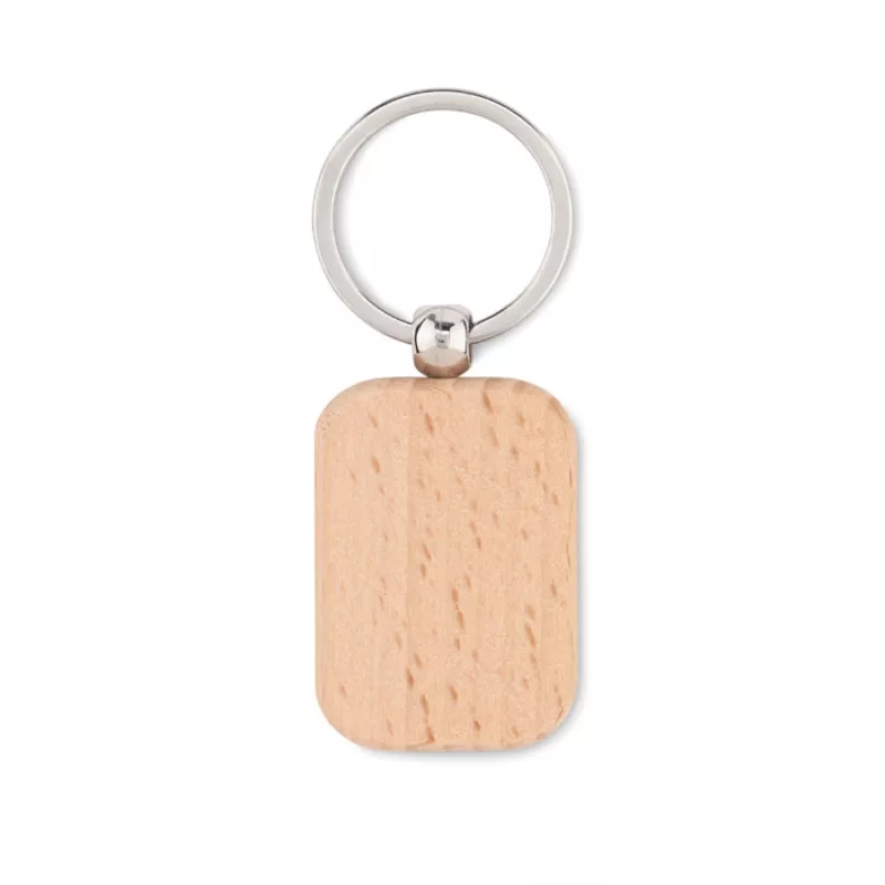 Rectangular wooden key ring, Wood