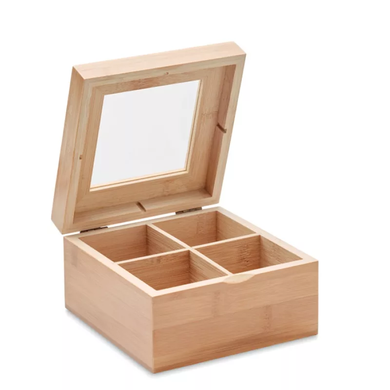 Boîte à thé en bambou, Bois