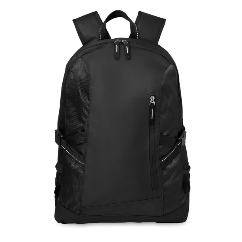 Sac à dos en polyester, Noir