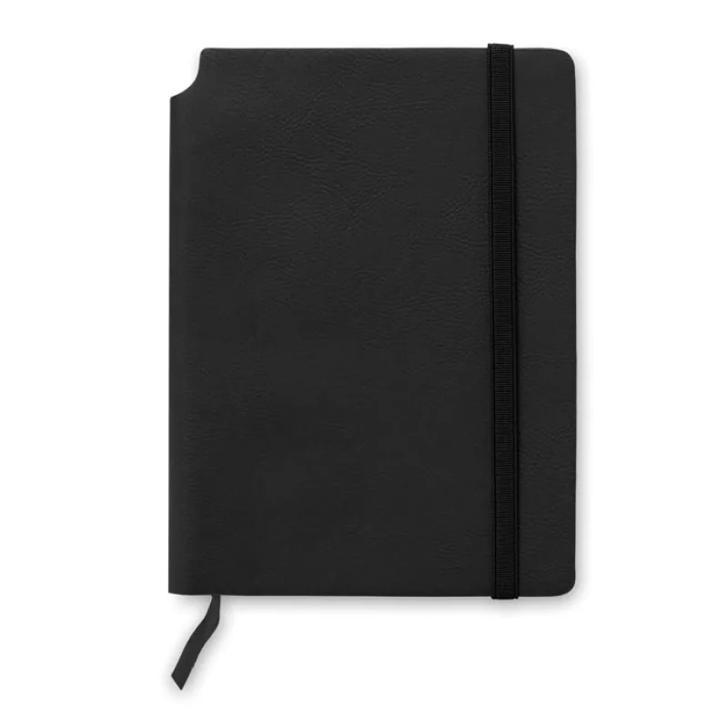 A5 notebook 80 lined sheets, Black
