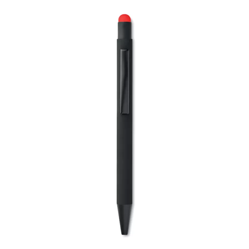 Druckkugelschreiber mit Stylus, Rot